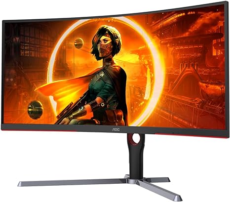 AOC CU34G3S 34 inch WQHD 165Hz 1ms VA Curved Gaming Monitor AOC CU34G3S 34 inch WQHD 165Hz 1ms VA Curved Gaming Monitor
